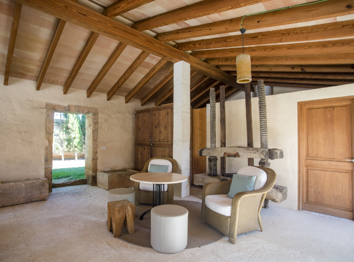 Rincones con historia Rincón tradicional del Hotel Boutique en Mallorca